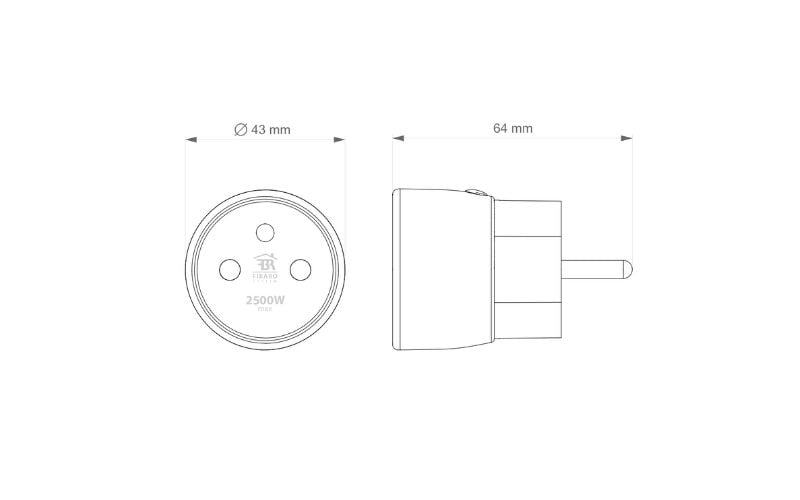 FIBARO Walli Roller Shutter FGWREU 111 40