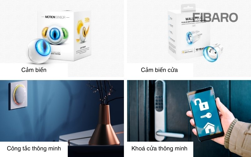 Các sản phẩm của FIBARO ứng dụng công nghệ Z-Wave