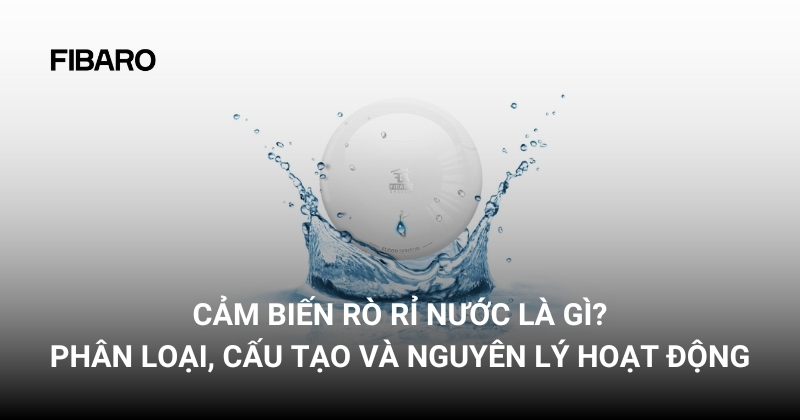 Cảm biến rò rỉ nước là gì? Phân loại, cấu tạo và nguyên lý hoạt động